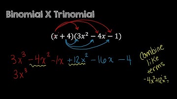 Multiplying Polynomials: Binomial x Trinomial