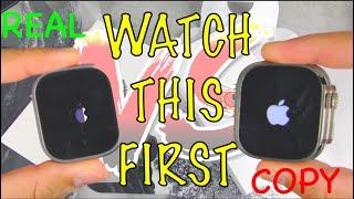 WATCH THIS BEFORE YOU BUY AN Apple Watch Ultra: REAL vs FAKE: How To Spot A FAKE Watch From The REAL