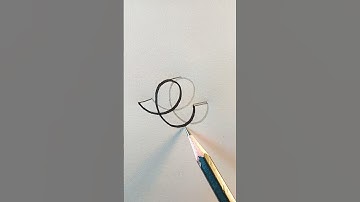 How to drawing 3d double pencil calligraphy #drawing #calligraphy #design #art