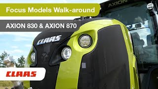 Tractor Focus Models Walk-around | AXION 830 & 870