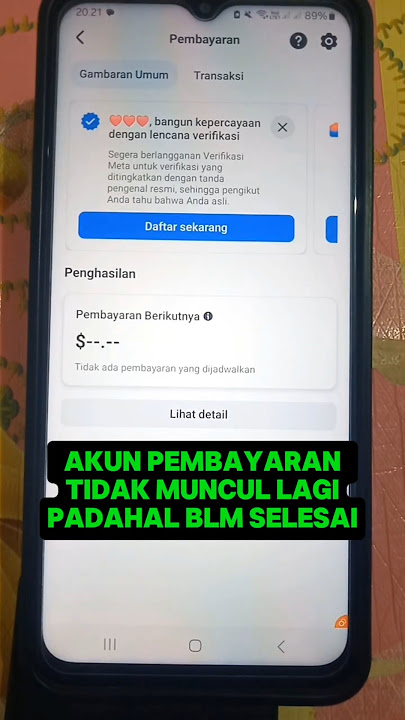 Atasi Akun pembayaran belum jadi #fbpromenghasilkanuang #monetisasifb #akunpembayaranfbpro #taxfbpro