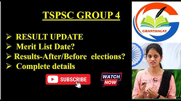 TSPSC GROUP 4 2023 || FINAL KEY? || RESULTS UPDATE ||