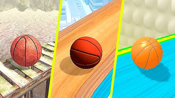 Going Balls vs Action Balls 3D vs Rollance Adventure Balls - Basketball Balls Battle