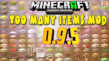Too Many Items MOD! Minecraft Pocket Edition - Mod Showcase [0.9.5]