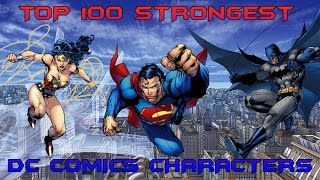 Top 100 Strongest DC Comics Characters