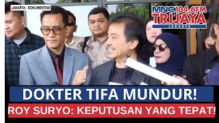 ROY SURYO SETUJU! Dokter Tifa Mundur dari Polemik Ijazah Jokowi | Trijaya Fm