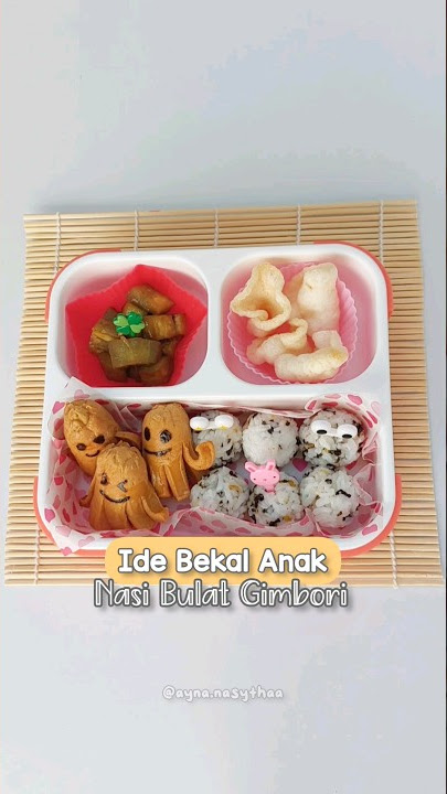 Ide Bekal Anak - Nasi Bulat Nori #bekalsekolah #bekalanak