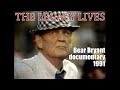 Bear Bryant documentary 1991 - The Legacy Lives (VHS)