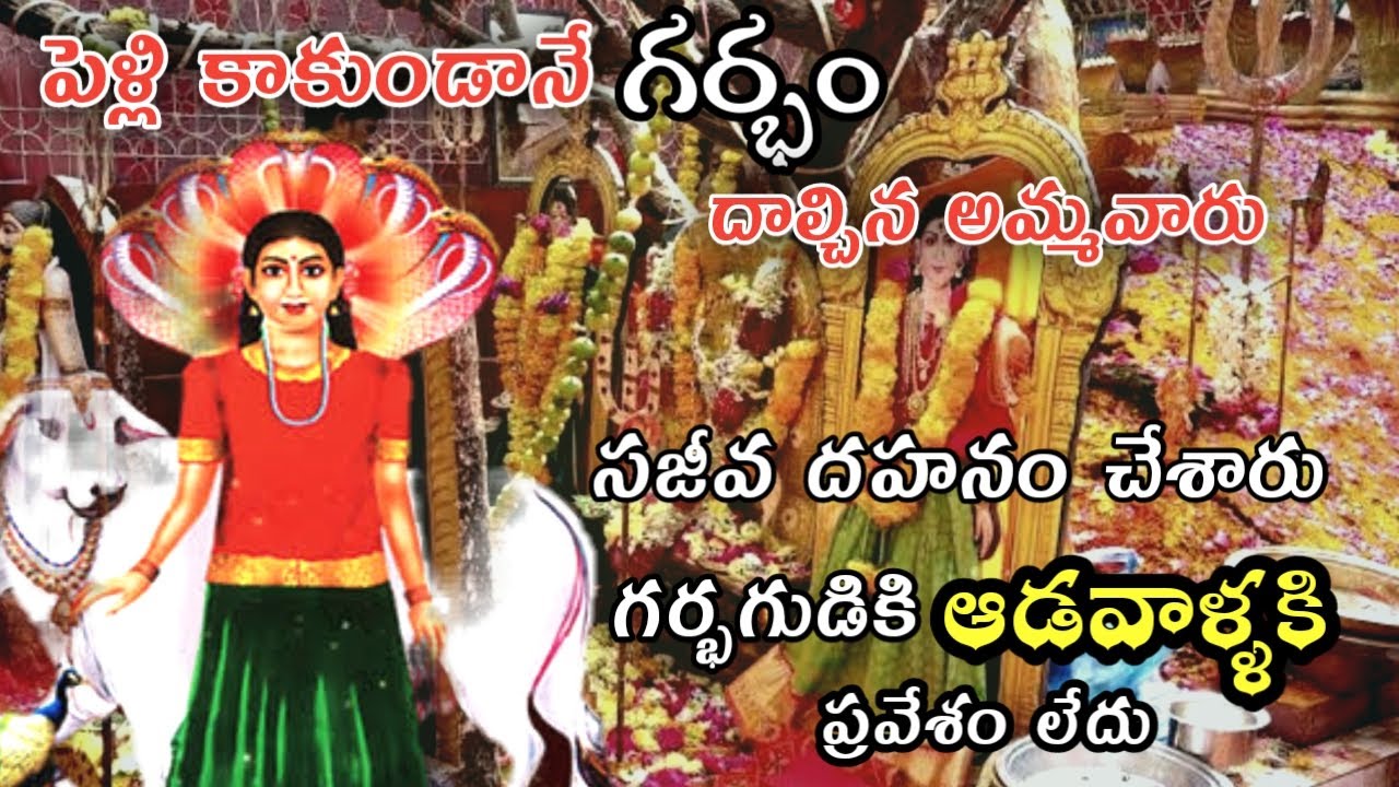 పెళ్లి కాకుండా గర్భం దాల్చిన అమ్మవారి మిస్టరీ Sri Nidanampati Sri Lakshmi Ammavaru |Adigoppula