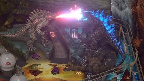 Godzilla vs Kong Pinball gameplay