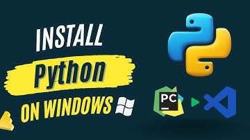 Install Python on Windows | Run first Program using Pycharm and VSCode