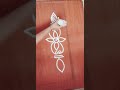 rangoli muggulu simple and side border design #rangoli #shortvideo #shortsfeed #shorts #short