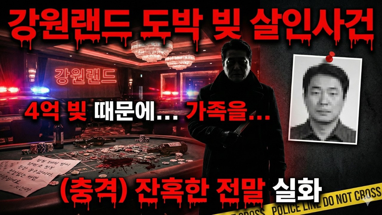 강원랜드 카지노 살인 사건… 도박 빚 때문에 벌어진 충격적인 실화 [2000년대 미제]