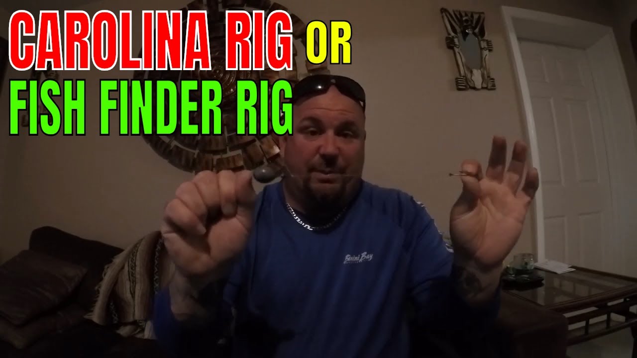 CAROLINA RIG vs THE FISH FINDER RIG..WHATS THE DIFFERENCE 