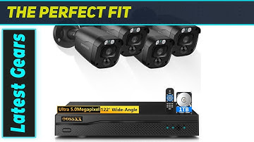 OOSSXX Security Camera System: The Ultimate Home Surveillance Solution