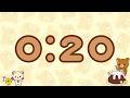 20 Second Timer Countdown - Calm and Relaxing Music