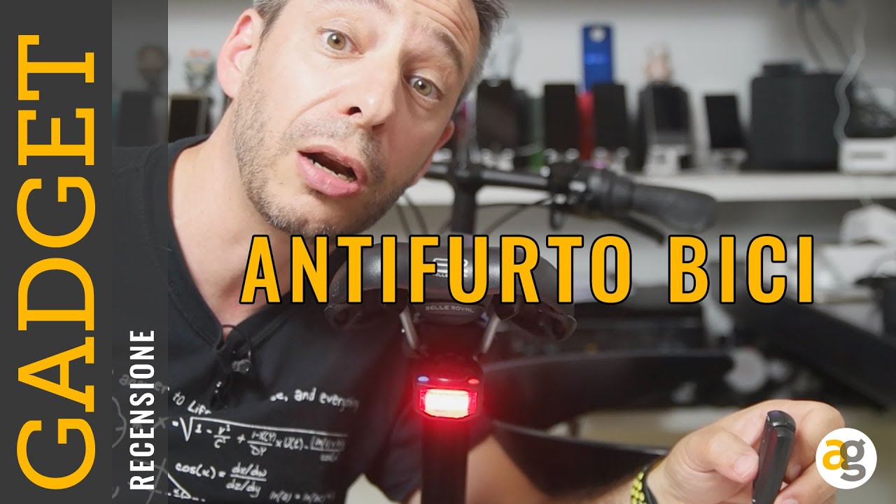 RECENSIONE ANTIFURTO per BICI con LUCE POSTERIORE 