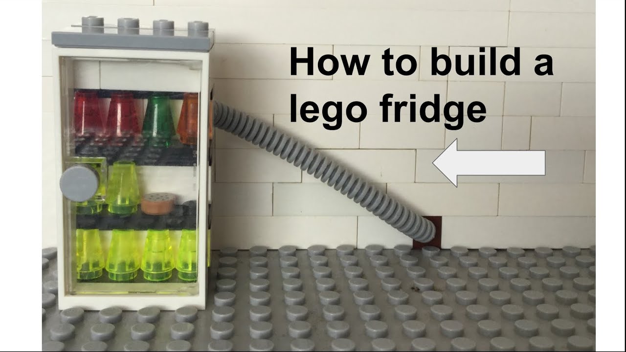 LEGO fridge/freezer design tutorial YouTube