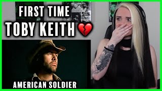 FIRST TIME listening to TOBY KEITH - American Soldier REACTION