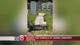 Hartford Police investigate vandalism at Jewish cemetery