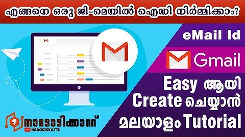 How to Create Email Id Malayalam | Make Gmail id creation tutorial