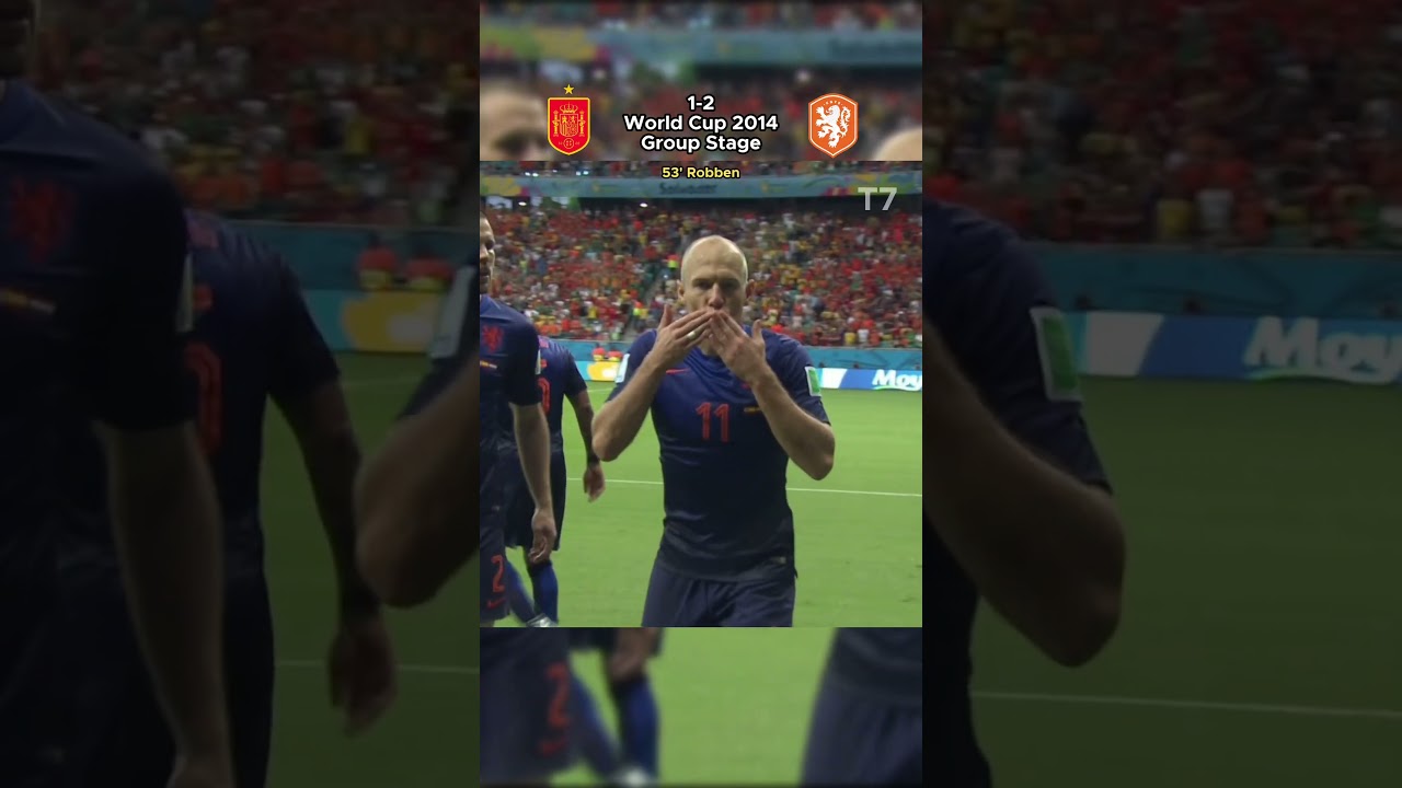 Spain vs Netherlands World Cup 2014