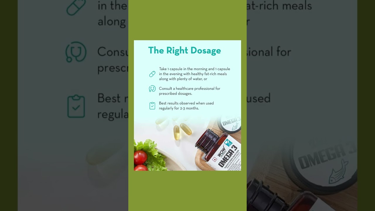 Wow Life Science Omega 3 Fish Oil 1300mg , Shorts, You Tube Shorts, You Tube Shorts Videos, Amazon,