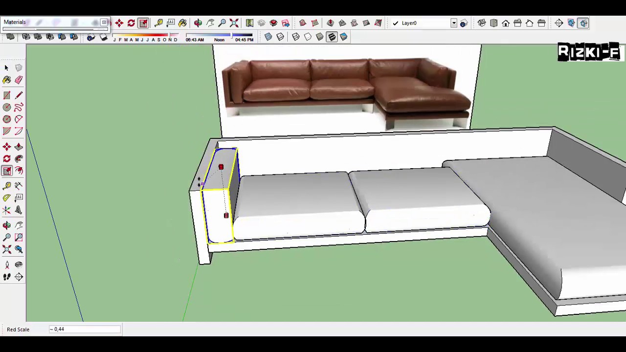 How To Model A Sofa In Sketchup Desain Rumah