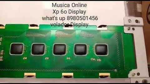 Roland xp 60 Display