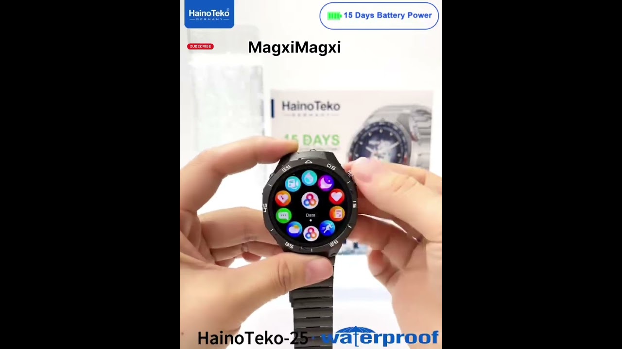 Haino Teko 25 Waterproof Smartwatch With Amoled Display