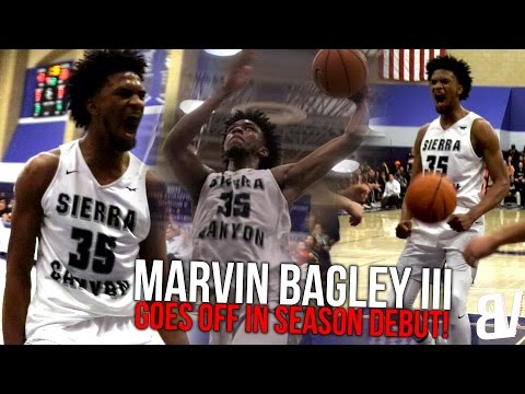 Marvin Bagley III First HS Game in 19 Months! GOES OFF! Full Highlights VS Chaminade