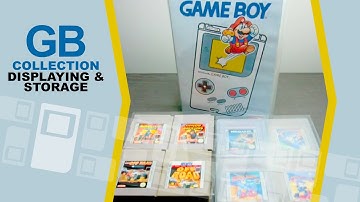My Gameboy collection displaying & storing history of loose cartridges