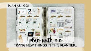 PLAN WITH ME | trying new things in my undated A5 plum paper vertical priorities! | week of 3•27-4•2