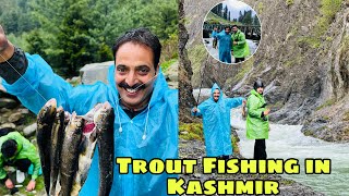 First Time Trout Fishing 🎣 With papa In Kashmir 🔥