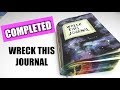 COMPLETED WRECK THIS JOURNAL! | Finished Journal Flip Through