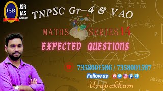 |TNPSC GR-4 & VAO||  Expected  Questions || Aptitude Questions Series 14