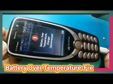 Battery Over Temperature, Disconnected Charger Problem Solution