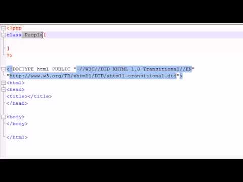 PHP Tutorial - 36 - Introduction to Object Oriented PHP - YouTube