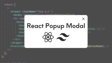 React Popup Modal With Tailwind CSS