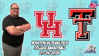 Houston vs Texas Tech 1/24/26 Free College Basketball Picks and Predictions | NCAAB Pick