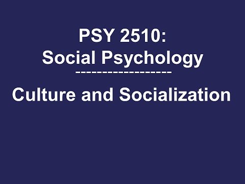 Video: Socialization As A Sociocultural Phenomenon