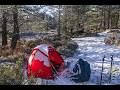 Wind and snow and tough terrain on a winter backpacking trip