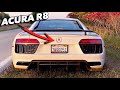 Sneaking an Audi R8 into a Honda/Acura show!
