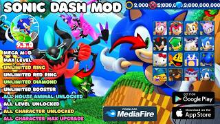 Sonic Dash Mod v9.5.0 TERBARU Unlimited Money & Characters -  Latest 2026 Android