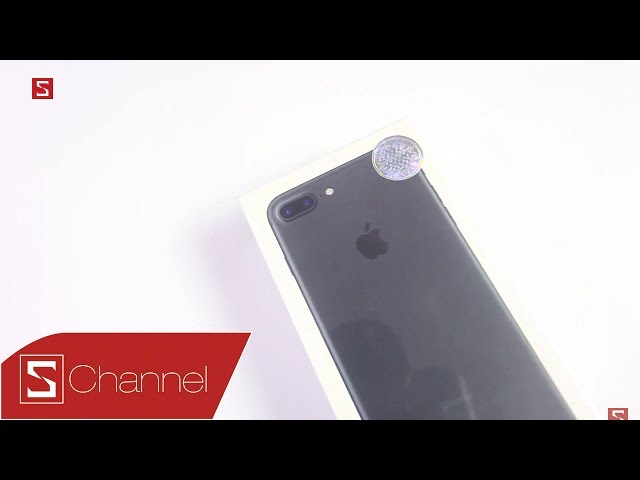 Schannel - Mở hộp iPhone 7 Plus chính hãng Việt Nam màu đen nhám, giá từ 21.9 triệu