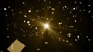 Gold Confetti Explosion Loop😍 Free Download