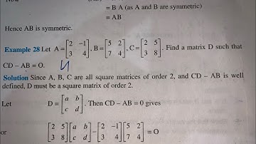 MISCELLANEOUS EX EXAMPLE 26 TO 28 SOLUTIONS OF MATRICES NCERT CHAPTER 3 FOR CLASS 12 TH