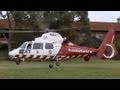 Turbine Helicopter Startup & Takeoff - Eurocopter Dauphin 2 Ambulance / Police Helicopter (AS365 N3)