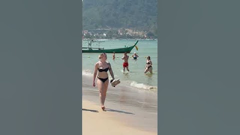 ☀️Phuket Thailand Best Beach Patong -Sunny Day🇹🇭 #beach #travel #phuket