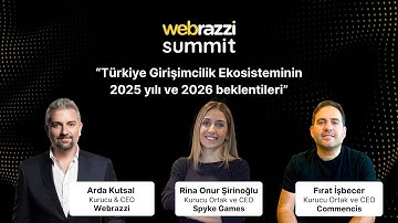 Türkiye Girişimcilik Ekosisteminin 2025 Yılı ve 2026 Beklentileri | Webrazzi Summit 2025